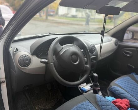 Білий Дачія Sandero, об'ємом двигуна 1.4 л та пробігом 200 тис. км за 4499 $, фото 7 на Automoto.ua