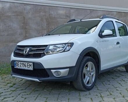 Білий Дачія Sandero, об'ємом двигуна 0.9 л та пробігом 128 тис. км за 8300 $, фото 1 на Automoto.ua