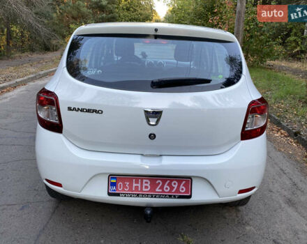 Білий Дачія Sandero, об'ємом двигуна 1.2 л та пробігом 122 тис. км за 4990 $, фото 3 на Automoto.ua