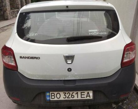 Дачия Сандеро 2016 в Львове на Automoto.ua Белый Дачия Сандеро, объемом двигателя 1.2 л и пробегом 147 тыс. км за 4200 $, фото 3 на Automoto.ua