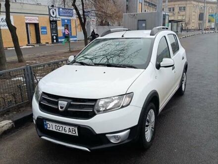 Дачія Sandero 2014 у Харкові на Automoto.ua Білий Дачія Sandero, об'ємом двигуна 0.9 л та пробігом 191 тис. км за 6500 $, фото 1 на Automoto.ua
