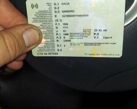 Дачия Сандеро 2008 в Виннице на Automoto.ua Черный Дачия Сандеро, объемом двигателя 1.6 л и пробегом 121 тыс. км за 5100 $, фото 9 на Automoto.ua