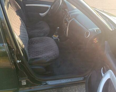 Черный Дачия Сандеро, объемом двигателя 1.6 л и пробегом 180 тыс. км за 5300 $, фото 9 на Automoto.ua