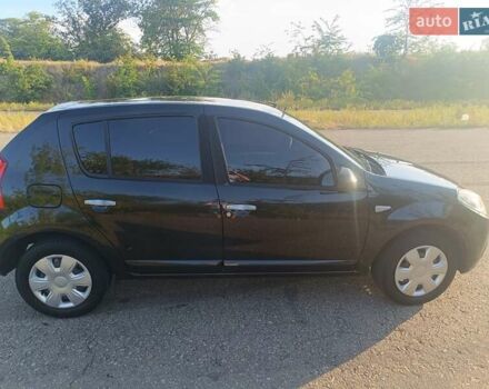 Черный Дачия Сандеро, объемом двигателя 1.6 л и пробегом 180 тыс. км за 5300 $, фото 8 на Automoto.ua