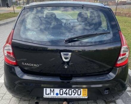Черный Дачия Сандеро, объемом двигателя 1.2 л и пробегом 165 тыс. км за 4850 $, фото 3 на Automoto.ua