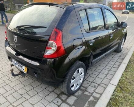 Черный Дачия Сандеро, объемом двигателя 1.2 л и пробегом 165 тыс. км за 4850 $, фото 2 на Automoto.ua