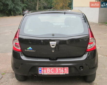 Черный Дачия Сандеро, объемом двигателя 1.6 л и пробегом 220 тыс. км за 4950 $, фото 1 на Automoto.ua