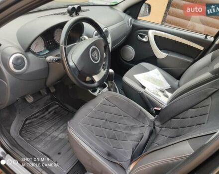 Черный Дачия Сандеро, объемом двигателя 1.2 л и пробегом 155 тыс. км за 4950 $, фото 22 на Automoto.ua