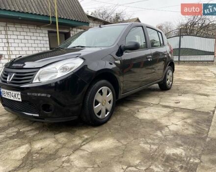 Черный Дачия Сандеро, объемом двигателя 1.1 л и пробегом 150 тыс. км за 5300 $, фото 1 на Automoto.ua