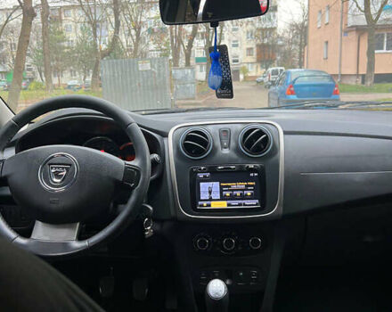 Черный Дачия Сандеро, объемом двигателя 1.5 л и пробегом 215 тыс. км за 7650 $, фото 4 на Automoto.ua