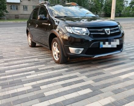 Черный Дачия Сандеро, объемом двигателя 1.5 л и пробегом 212 тыс. км за 9500 $, фото 3 на Automoto.ua