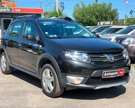 Черный Дачия Сандеро, объемом двигателя 0.9 л и пробегом 211 тыс. км за 6980 $, фото 2 на Automoto.ua