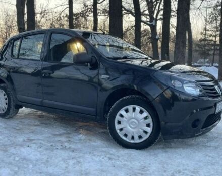 Черный Дачия Сандеро, объемом двигателя 1.1 л и пробегом 196 тыс. км за 3999 $, фото 1 на Automoto.ua