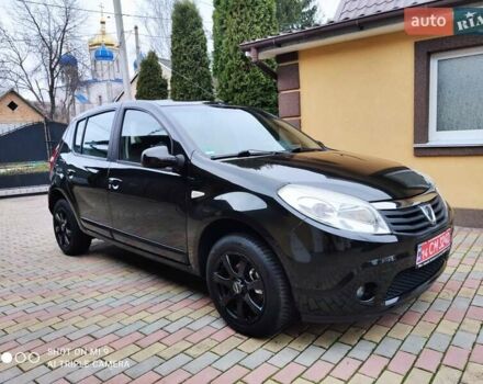 Чорний Дачія Sandero, об'ємом двигуна 1.2 л та пробігом 155 тис. км за 4950 $, фото 1 на Automoto.ua