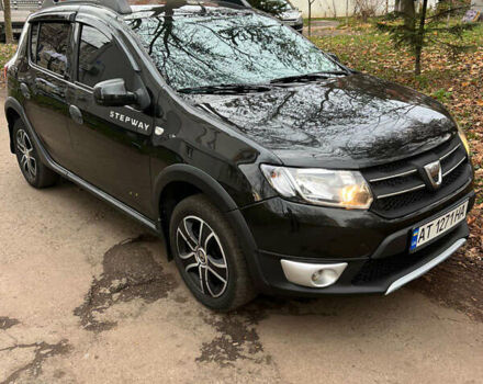 Черный Дачия Сандеро, объемом двигателя 1.5 л и пробегом 215 тыс. км за 7650 $, фото 1 на Automoto.ua