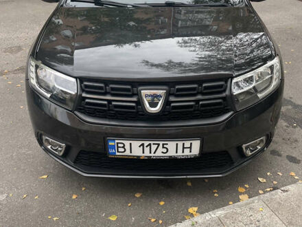 Черный Дачия Сандеро, объемом двигателя 0.9 л и пробегом 178 тыс. км за 6000 $, фото 1 на Automoto.ua