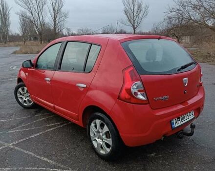 Красный Дачия Сандеро, объемом двигателя 1.4 л и пробегом 190 тыс. км за 6300 $, фото 2 на Automoto.ua