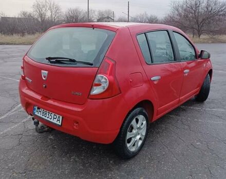 Красный Дачия Сандеро, объемом двигателя 1.4 л и пробегом 190 тыс. км за 6300 $, фото 1 на Automoto.ua