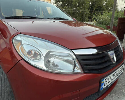 Красный Дачия Сандеро, объемом двигателя 1.4 л и пробегом 210 тыс. км за 4100 $, фото 11 на Automoto.ua