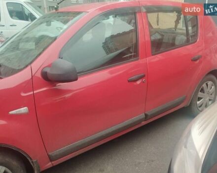 Красный Дачия Сандеро, объемом двигателя 1.39 л и пробегом 175 тыс. км за 3600 $, фото 2 на Automoto.ua