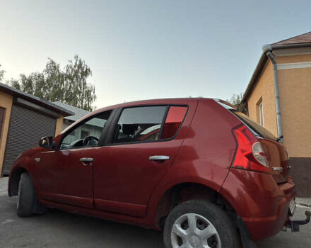 Красный Дачия Сандеро, объемом двигателя 1.4 л и пробегом 210 тыс. км за 4100 $, фото 9 на Automoto.ua