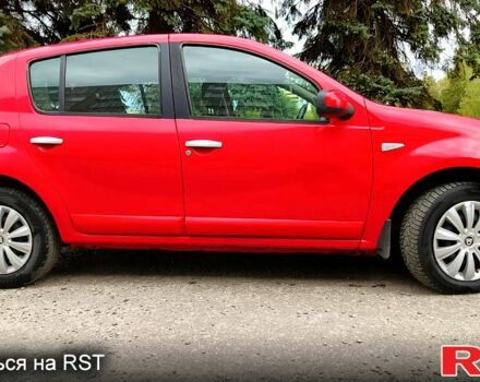 Красный Дачия Сандеро, объемом двигателя 1.4 л и пробегом 173 тыс. км за 4300 $, фото 1 на Automoto.ua