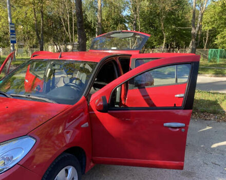 Красный Дачия Сандеро, объемом двигателя 1.6 л и пробегом 119 тыс. км за 5535 $, фото 1 на Automoto.ua