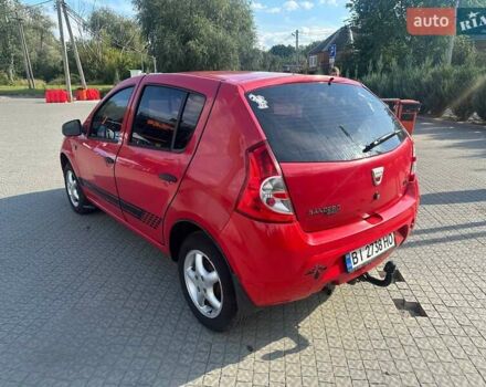 Красный Дачия Сандеро, объемом двигателя 1.4 л и пробегом 240 тыс. км за 4100 $, фото 6 на Automoto.ua