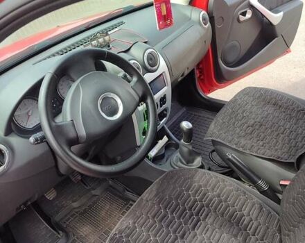 Красный Дачия Сандеро, объемом двигателя 1.39 л и пробегом 157 тыс. км за 4750 $, фото 8 на Automoto.ua