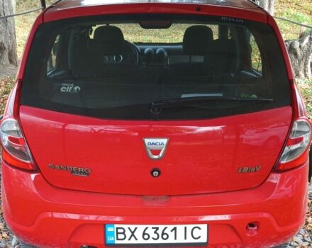 Червоний Дачія Sandero, об'ємом двигуна 1.1 л та пробігом 207 тис. км за 4500 $, фото 1 на Automoto.ua