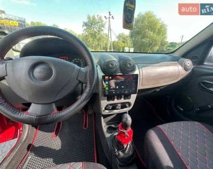 Красный Дачия Сандеро, объемом двигателя 1.4 л и пробегом 240 тыс. км за 4100 $, фото 14 на Automoto.ua
