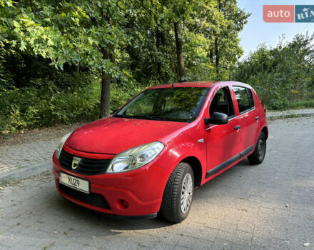 Красный Дачия Сандеро, объемом двигателя 1.39 л и пробегом 160 тыс. км за 3650 $, фото 6 на Automoto.ua