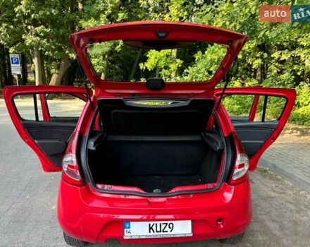 Красный Дачия Сандеро, объемом двигателя 1.39 л и пробегом 160 тыс. км за 3650 $, фото 12 на Automoto.ua