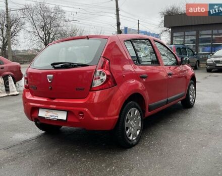 Красный Дачия Сандеро, объемом двигателя 1.2 л и пробегом 205 тыс. км за 4800 $, фото 2 на Automoto.ua