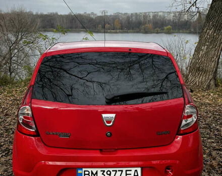 Красный Дачия Сандеро, объемом двигателя 1.4 л и пробегом 152 тыс. км за 4500 $, фото 4 на Automoto.ua