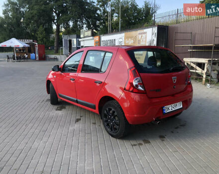 Красный Дачия Сандеро, объемом двигателя 1.2 л и пробегом 130 тыс. км за 4400 $, фото 19 на Automoto.ua