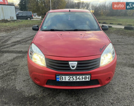 Красный Дачия Сандеро, объемом двигателя 1.39 л и пробегом 175 тыс. км за 4400 $, фото 3 на Automoto.ua