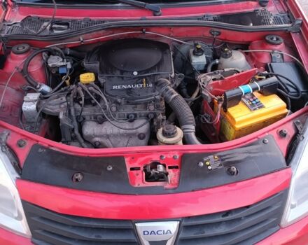 Красный Дачия Сандеро, объемом двигателя 1.4 л и пробегом 286 тыс. км за 3450 $, фото 6 на Automoto.ua