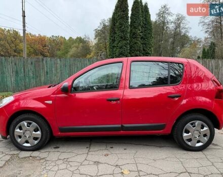 Красный Дачия Сандеро, объемом двигателя 1.39 л и пробегом 164 тыс. км за 4000 $, фото 3 на Automoto.ua