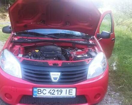 Красный Дачия Сандеро, объемом двигателя 1.4 л и пробегом 208 тыс. км за 4000 $, фото 7 на Automoto.ua