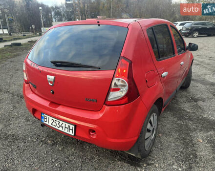 Красный Дачия Сандеро, объемом двигателя 1.39 л и пробегом 175 тыс. км за 4400 $, фото 8 на Automoto.ua