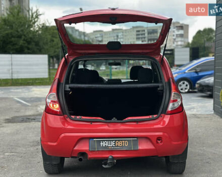 Красный Дачия Сандеро, объемом двигателя 1.39 л и пробегом 157 тыс. км за 4500 $, фото 17 на Automoto.ua