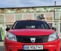 Красный Дачия Сандеро, объемом двигателя 1.39 л и пробегом 128 тыс. км за 4600 $, фото 1 на Automoto.ua