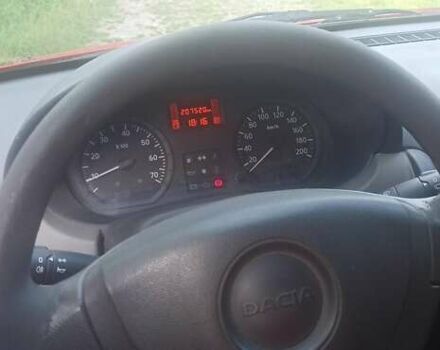Красный Дачия Сандеро, объемом двигателя 1.4 л и пробегом 208 тыс. км за 4000 $, фото 3 на Automoto.ua