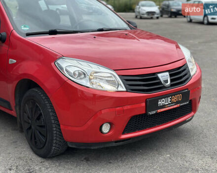 Красный Дачия Сандеро, объемом двигателя 1.39 л и пробегом 157 тыс. км за 4500 $, фото 10 на Automoto.ua