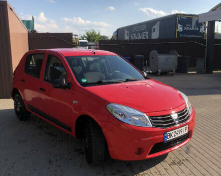 Красный Дачия Сандеро, объемом двигателя 1.2 л и пробегом 130 тыс. км за 4400 $, фото 5 на Automoto.ua