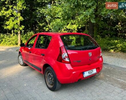 Красный Дачия Сандеро, объемом двигателя 1.39 л и пробегом 160 тыс. км за 3650 $, фото 5 на Automoto.ua