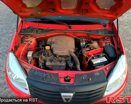 Красный Дачия Сандеро, объемом двигателя 1.4 л и пробегом 140 тыс. км за 4650 $, фото 11 на Automoto.ua