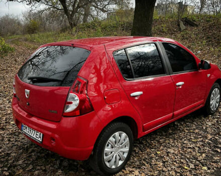 Красный Дачия Сандеро, объемом двигателя 1.4 л и пробегом 152 тыс. км за 4500 $, фото 6 на Automoto.ua