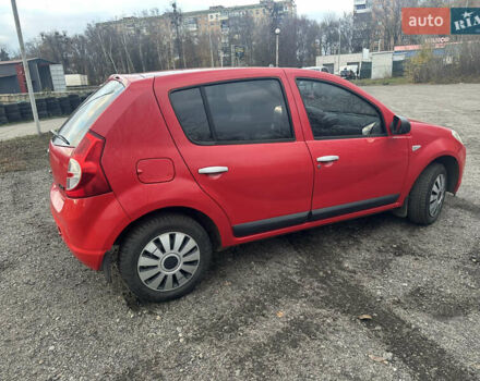 Красный Дачия Сандеро, объемом двигателя 1.39 л и пробегом 175 тыс. км за 4400 $, фото 7 на Automoto.ua